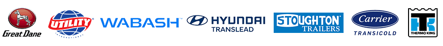 Grate Dane, Wabash, Hyundai Translead, Stoughton Trailers, Carrier Transicold, Thermo King